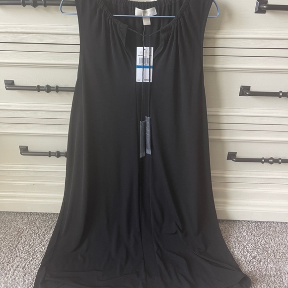 Michael Kors Dresses & Skirts - Michael Kors black sleeveless midi dress size XL